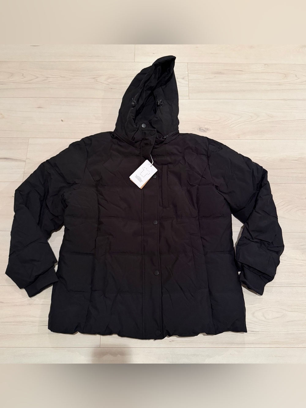 Wantdo NWT Women's Black Hooded Puffer Coat